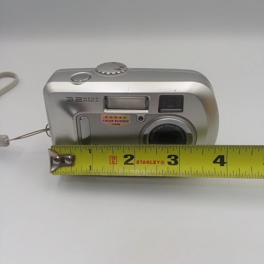 Kodak EasyShare CX7300 3.2MP Digital Camera &‎ Manual Silver - Tested Working